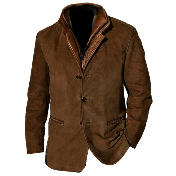 Herren Klassisch Buckskin Jacke