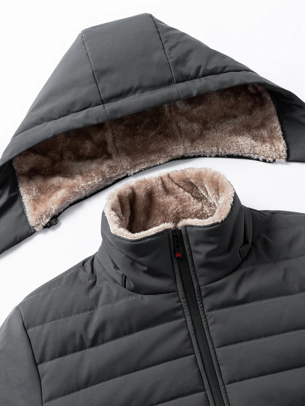 Schicke Vliesgefütterte Winterjacke für Herren