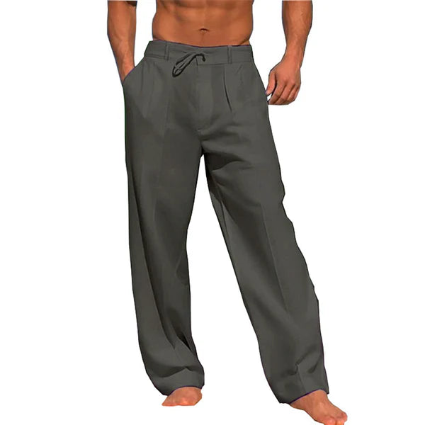 Herren Leinen Strandhose