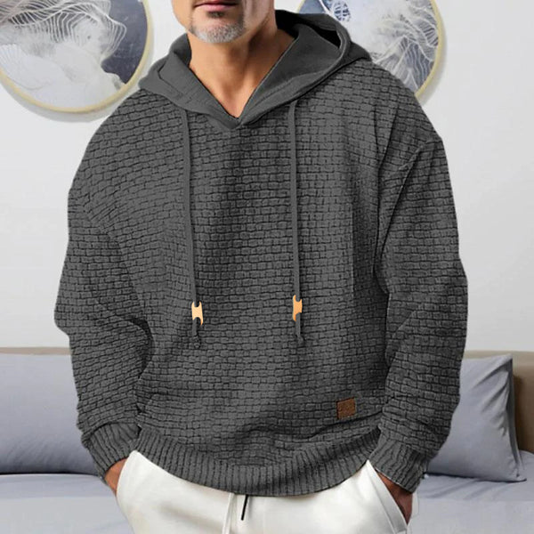 Herren Freizeit Kapuzenpullover mit Langarm