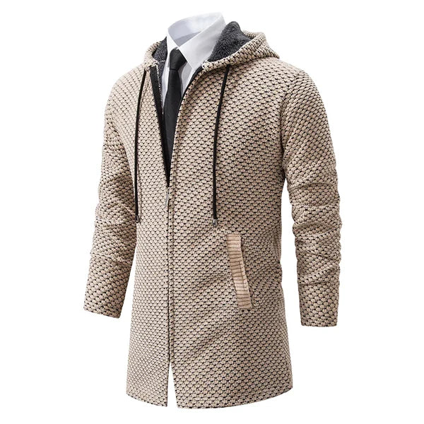 Herren Vlies Merino lang Jacke