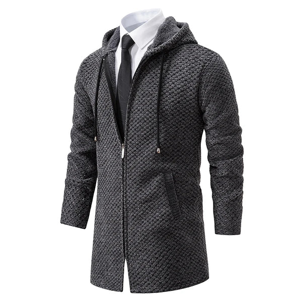 Herren Vlies Merino lang Jacke