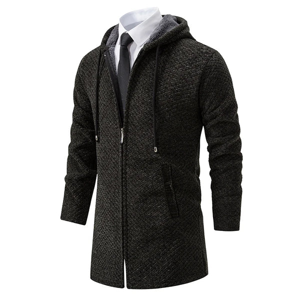 Herren Vlies Merino lang Jacke