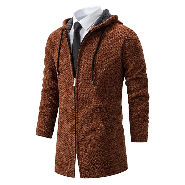 Herren Vlies Merino lang Jacke