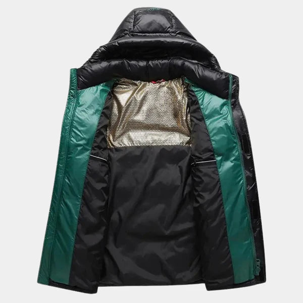 Herren Kapuzen Daunen Winterjacke